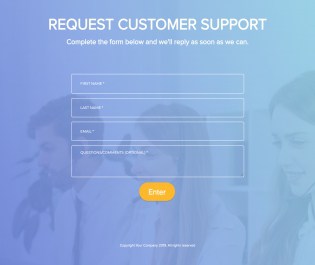 Support Request Form