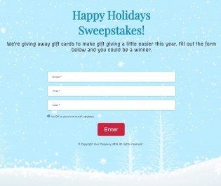 Happy Holidays Sweepstakes
